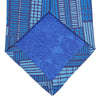 View 4 of product Blue Motif Printed Foulard Silk Tie
