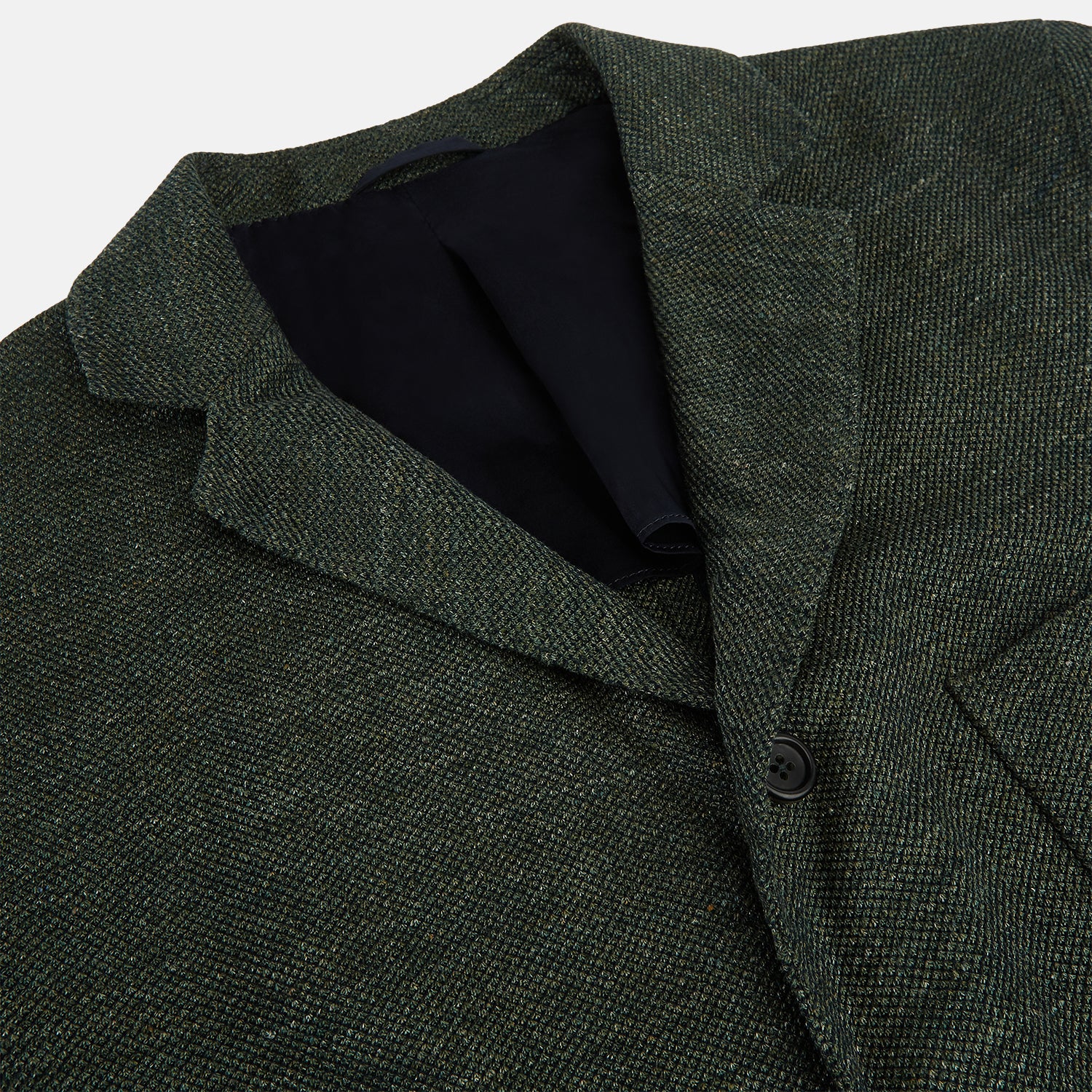 View 2 of product Forest Green Linen Blend Cambridge blazer