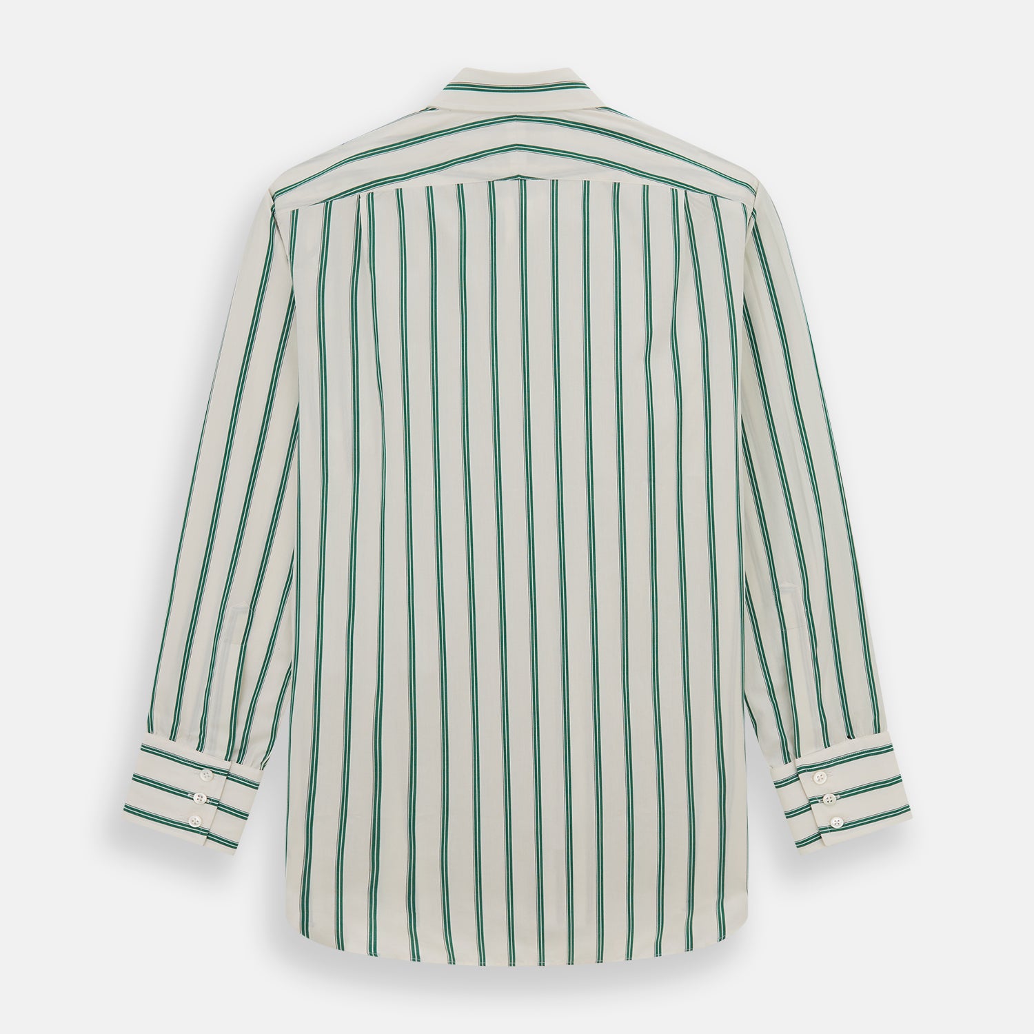 View 3 of product Green Double Track Stripe Mayfair Shirt