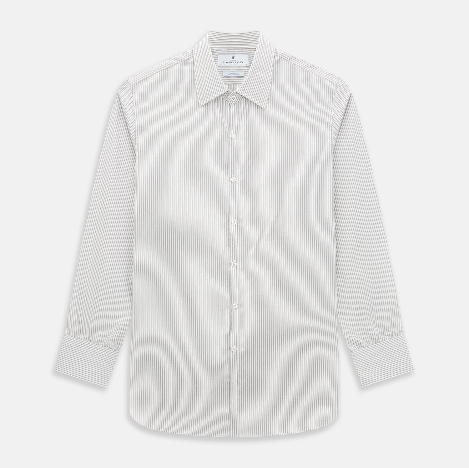 View 1 of product Coffee and Grey Shadow Pinstripe Westminster Shirt