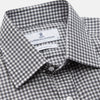 View 2 of product Grey Gingham Check Cotton Melange Regular Fit Mayfair Shirt