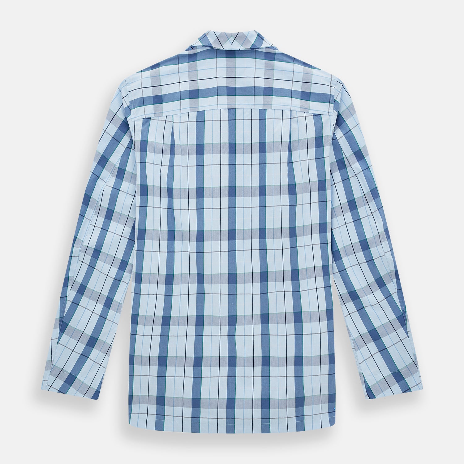 View 3 of product Blue Multi Check Pyjama Shirt