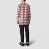 View 3 of product Red Check Shirt with T&A Collar and 3-Button Cuffs