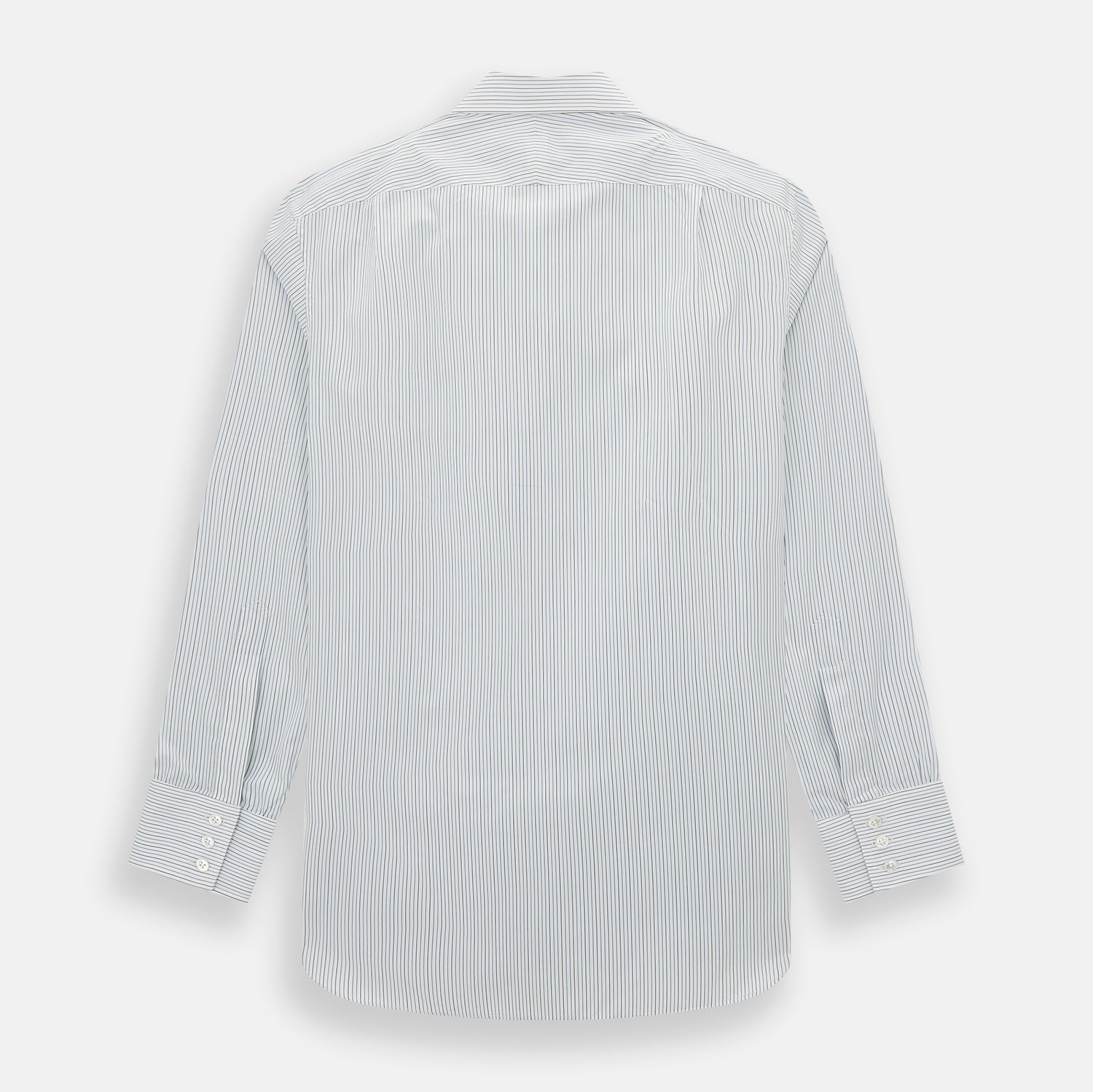 View 3 of product Navy and Brown Pinstripe Mayfair Shirt