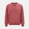View 1 of product Antique Pink Merino V-Neck-Jumper