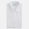 View 5 of product White Herringbone Mayfair Shirt