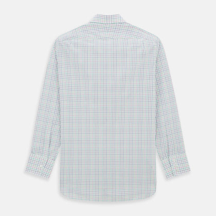 Multicoloured Double Grid Check Mayfair Shirt Image 4