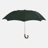 View 1 of product Forest Green Telescopic Umbrella with Brown Maple Crook Handle