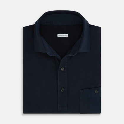 Navy Polo Shirt Image 3