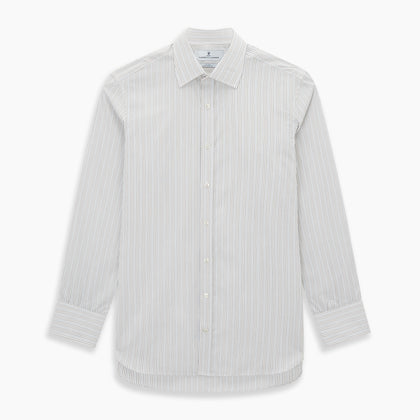 Red and Blue Double Pinstripe Mayfair Shirt Image 6