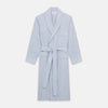 View 1 of product Blue and Yellow Check Poplin Cotton Dressing Gown