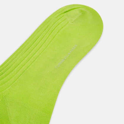 Lime Long Socks Image 2