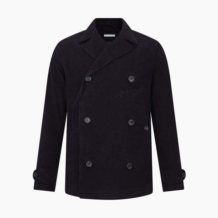Navy Kingston Corduroy Caban Jacket Image 6