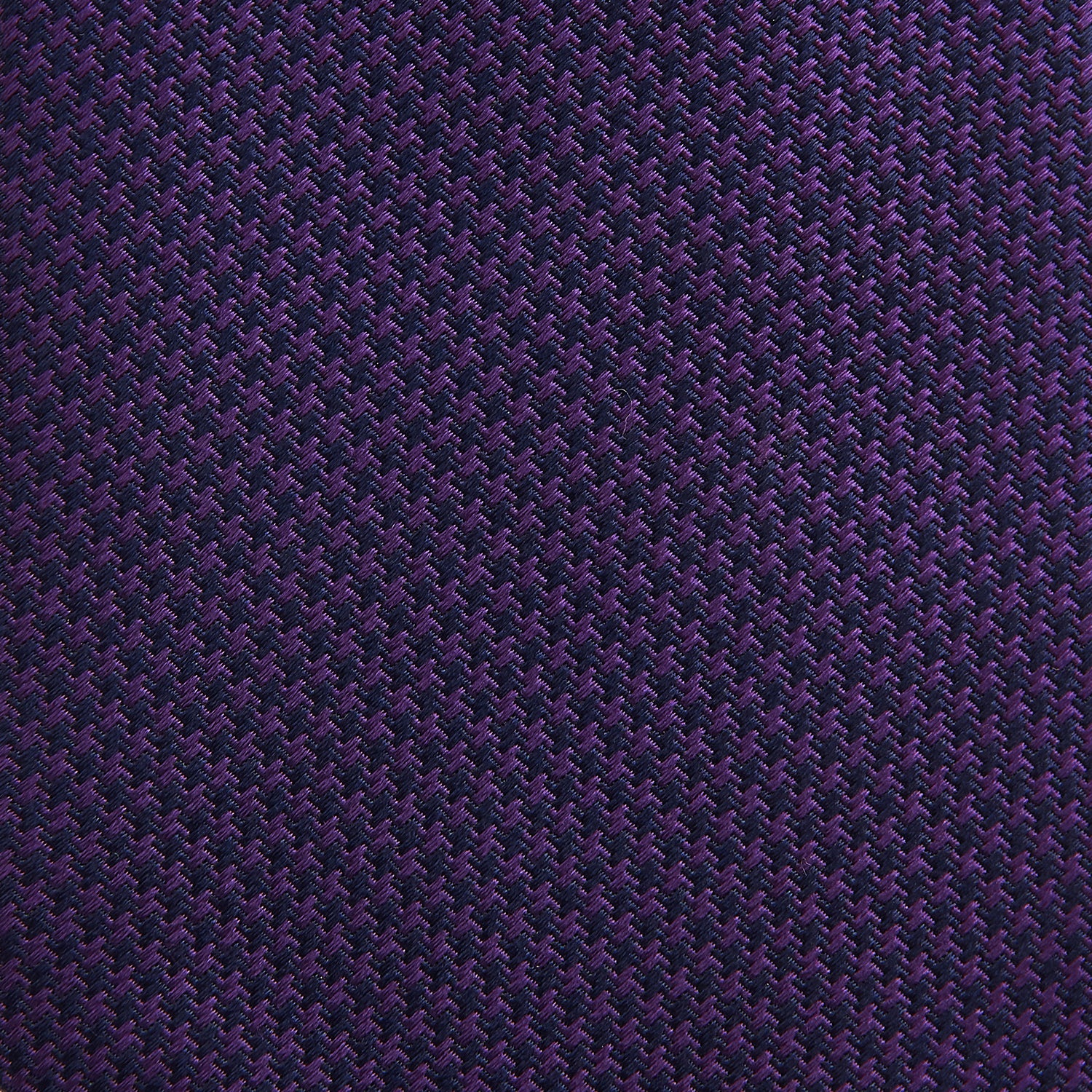View 3 of product HOUNDSTOOTH NAVY PLUM TIE