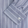 View 2 of product Pale Blue and White Pinstripe Cotton Blend Weekend Fit Finch Shirt