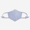 View 1 of product Blue Fine Check Zephyr Cotton Commuter Mask With 3 Viroformula™ Filters