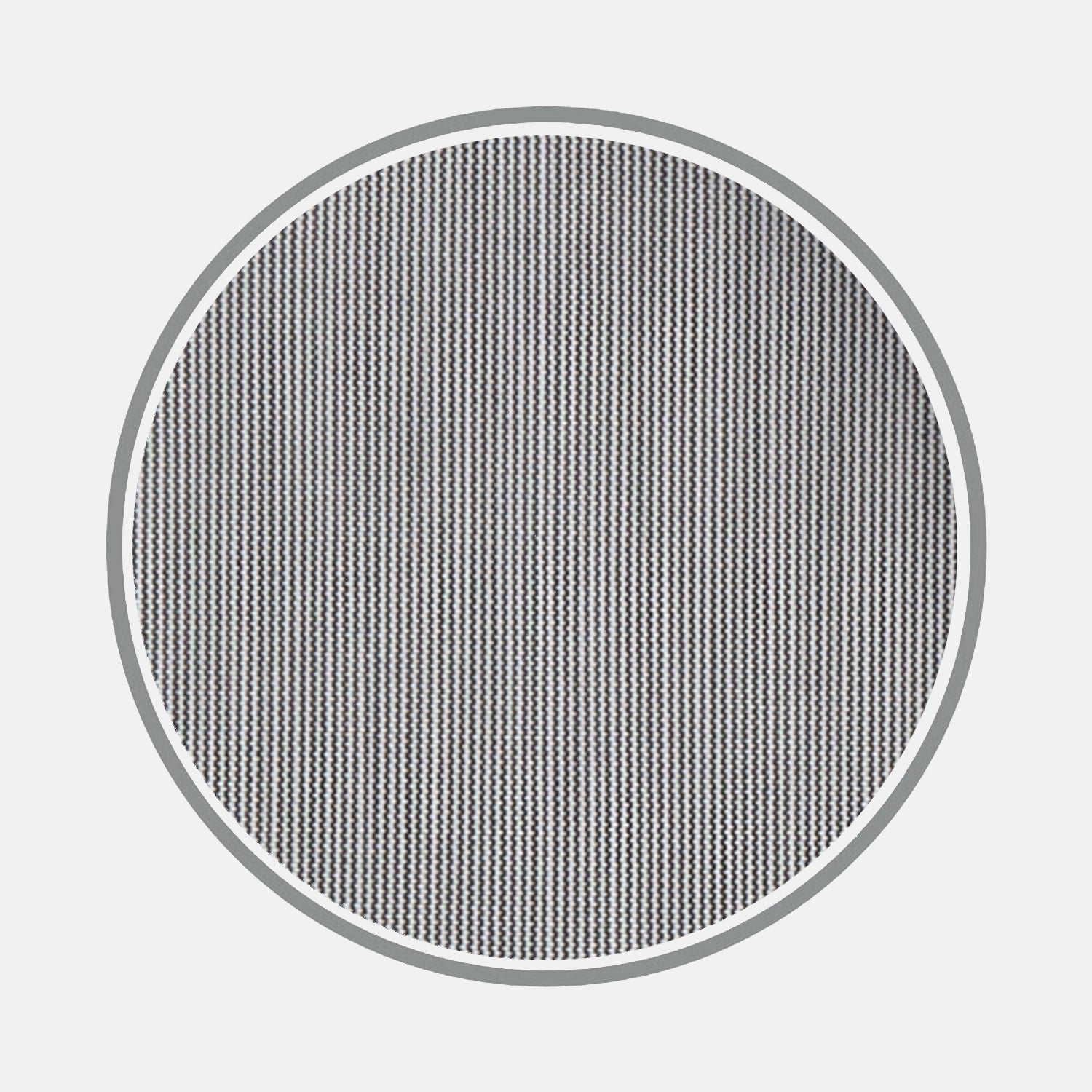 View 1 of product Black Fine Hairline Stripe Cotton Fabric