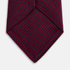 View 4 of product HOUNDSTOOTH NAVY BURGUNDY TIE
