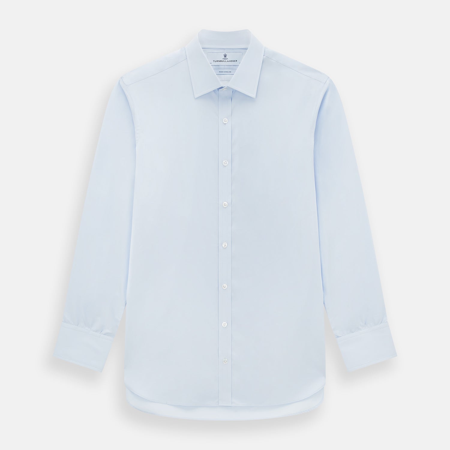 View 1 of product Pale Blue Cotton Regular Fit Mayfair Shirt