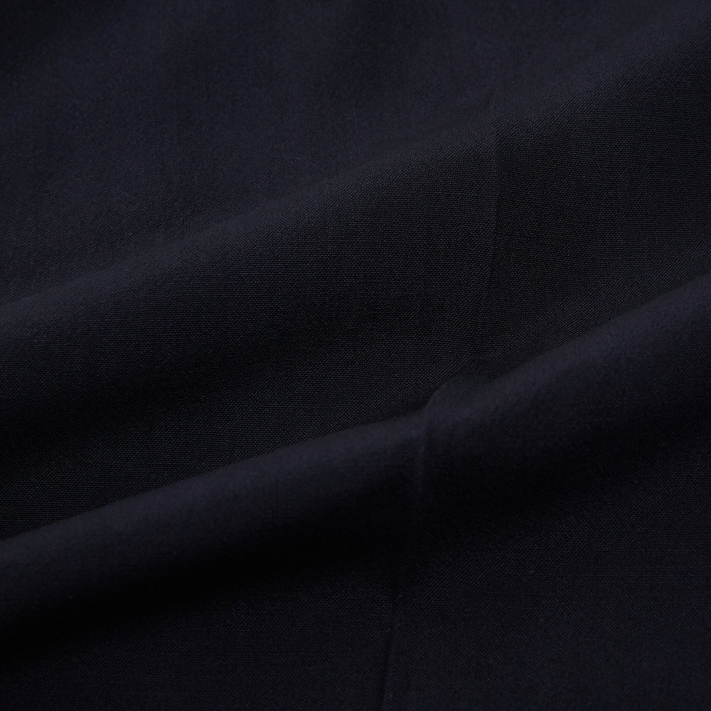 Midnight Blue Wool Henry Trousers