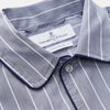 View 4 of product Pale Blue and White Pinstripe Cotton Blend Sussex Nightshirt