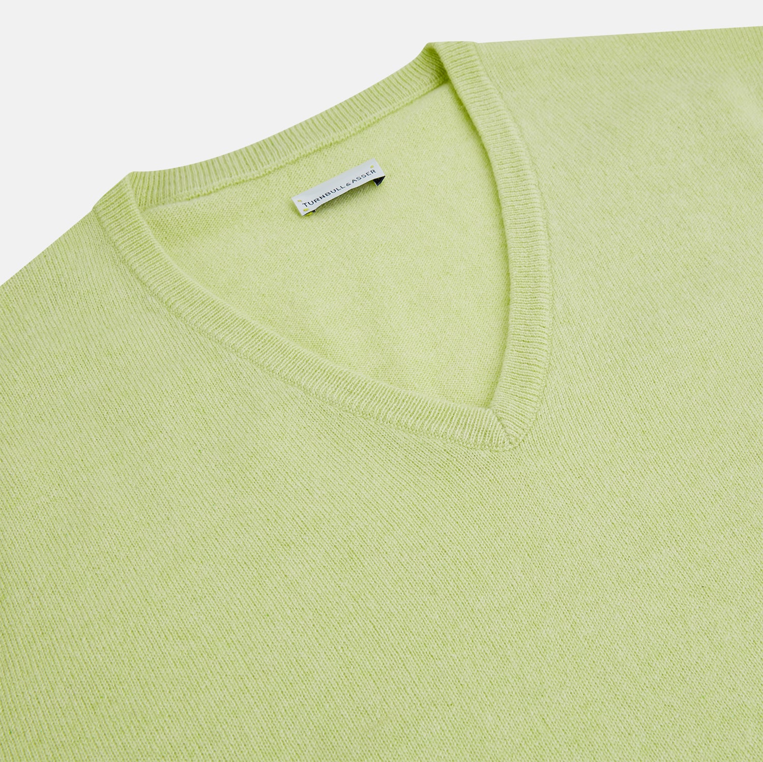 View 2 of product Pistachio Cashmere V-neck Jumper