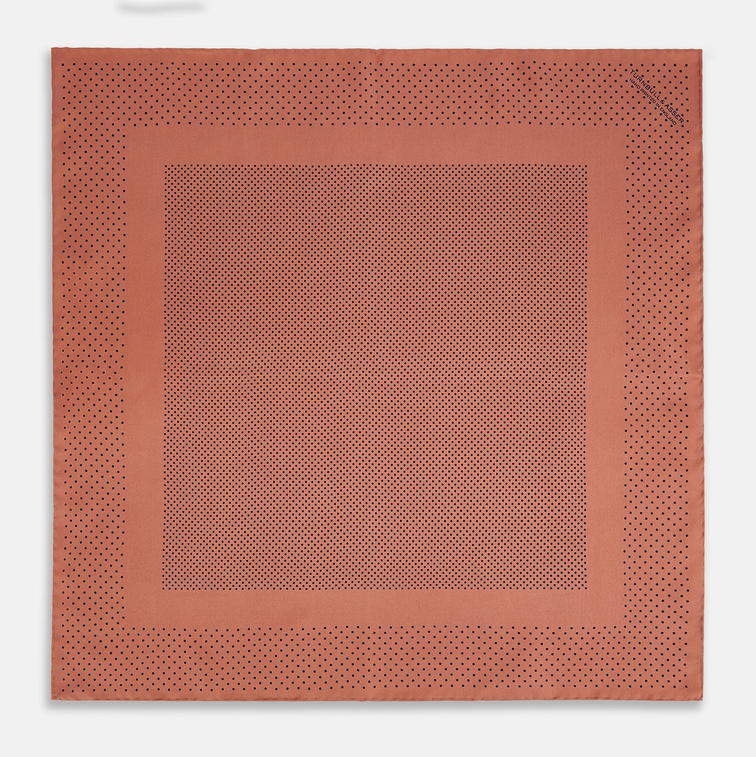 View 4 of product Blush Dot Silk Pocket Square