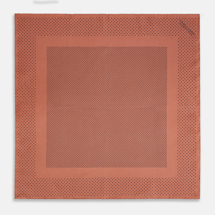 Blush Dot Silk Pocket Square Image 3