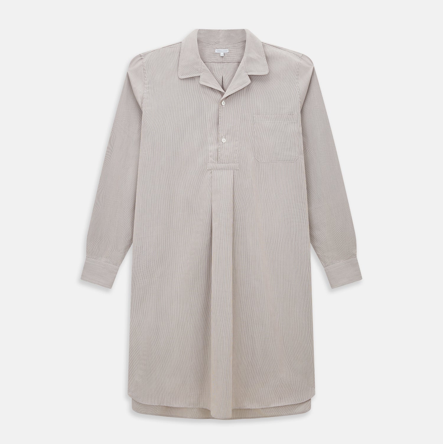 View 1 of product Brown Micro Check Quarzo Nightshirt