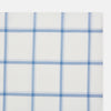 View 3 of product Colony Blue Grid Check Hand-Rolled Handkerchief