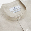 View 2 of product Light Oatmeal Linen Weekend Fit Unwin Shirt