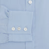 View 3 of product Blue Cotton Shirt with T&A Collar and 3-Button Cuffs