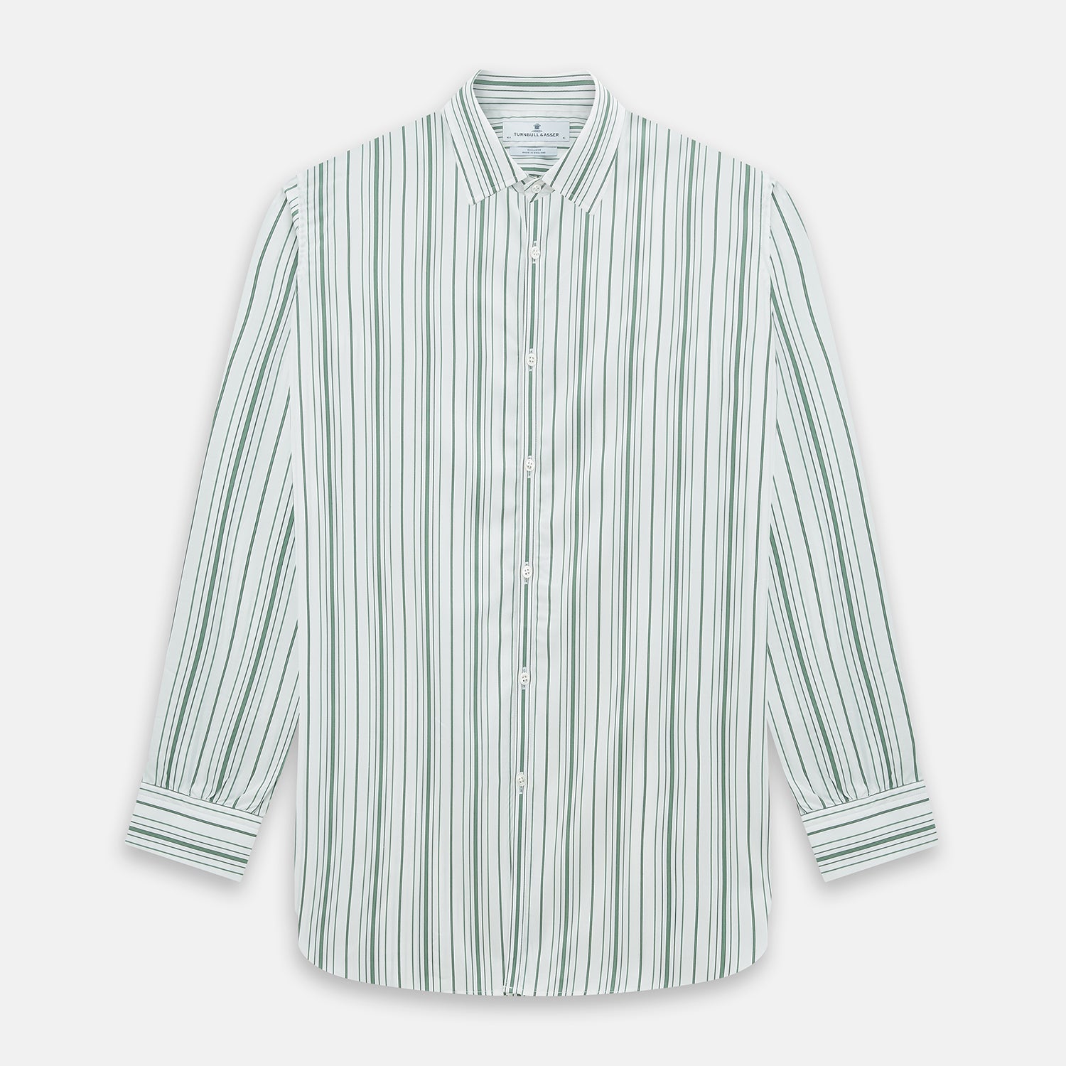 View 1 of product SAGE GREEN MULTI STRIPE WESTMINSTER SHIRT