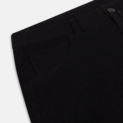 Navy Corduroy Charles Trousers