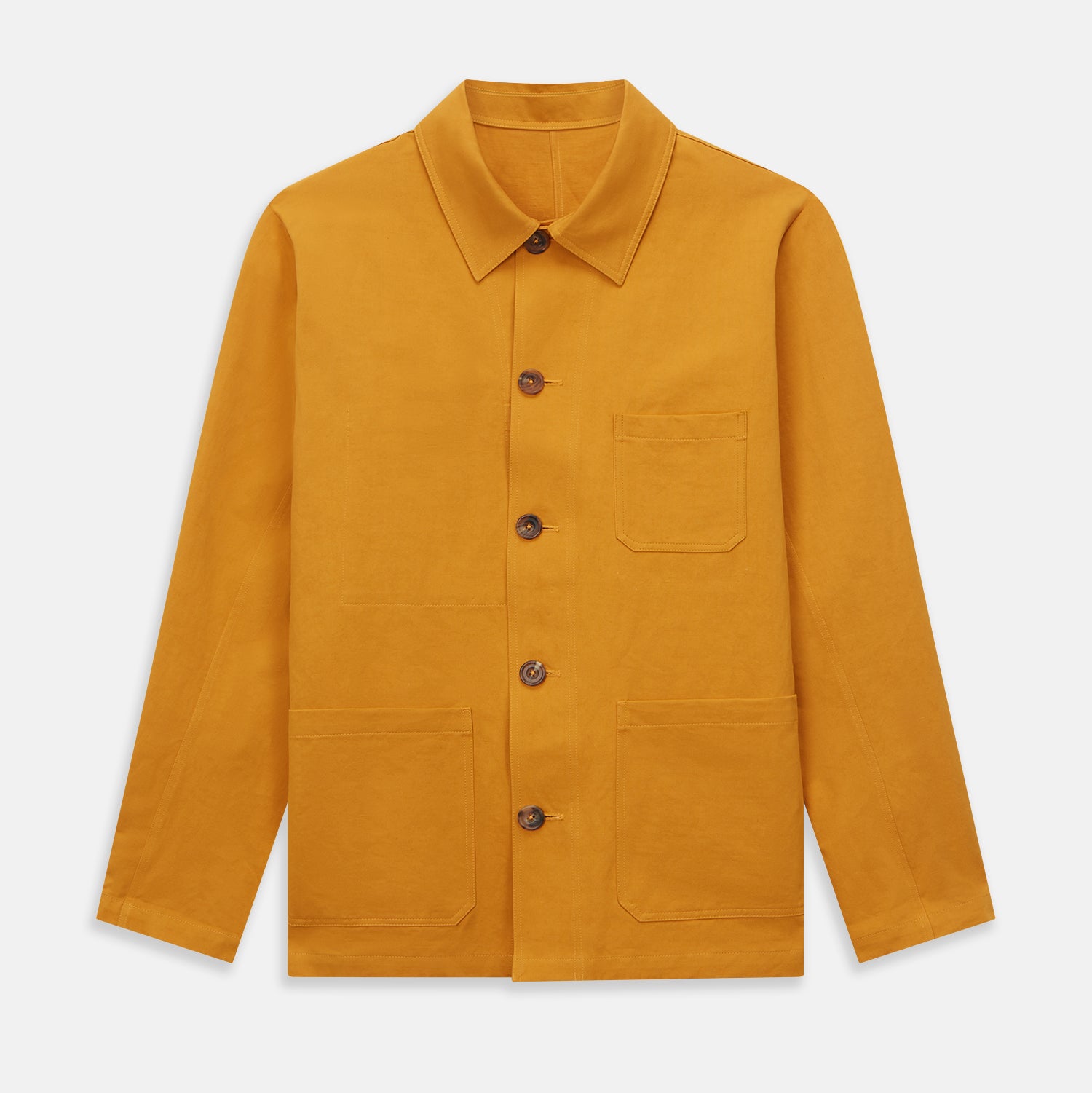 Ochre Cotton-Linen Remy Chore Jacket