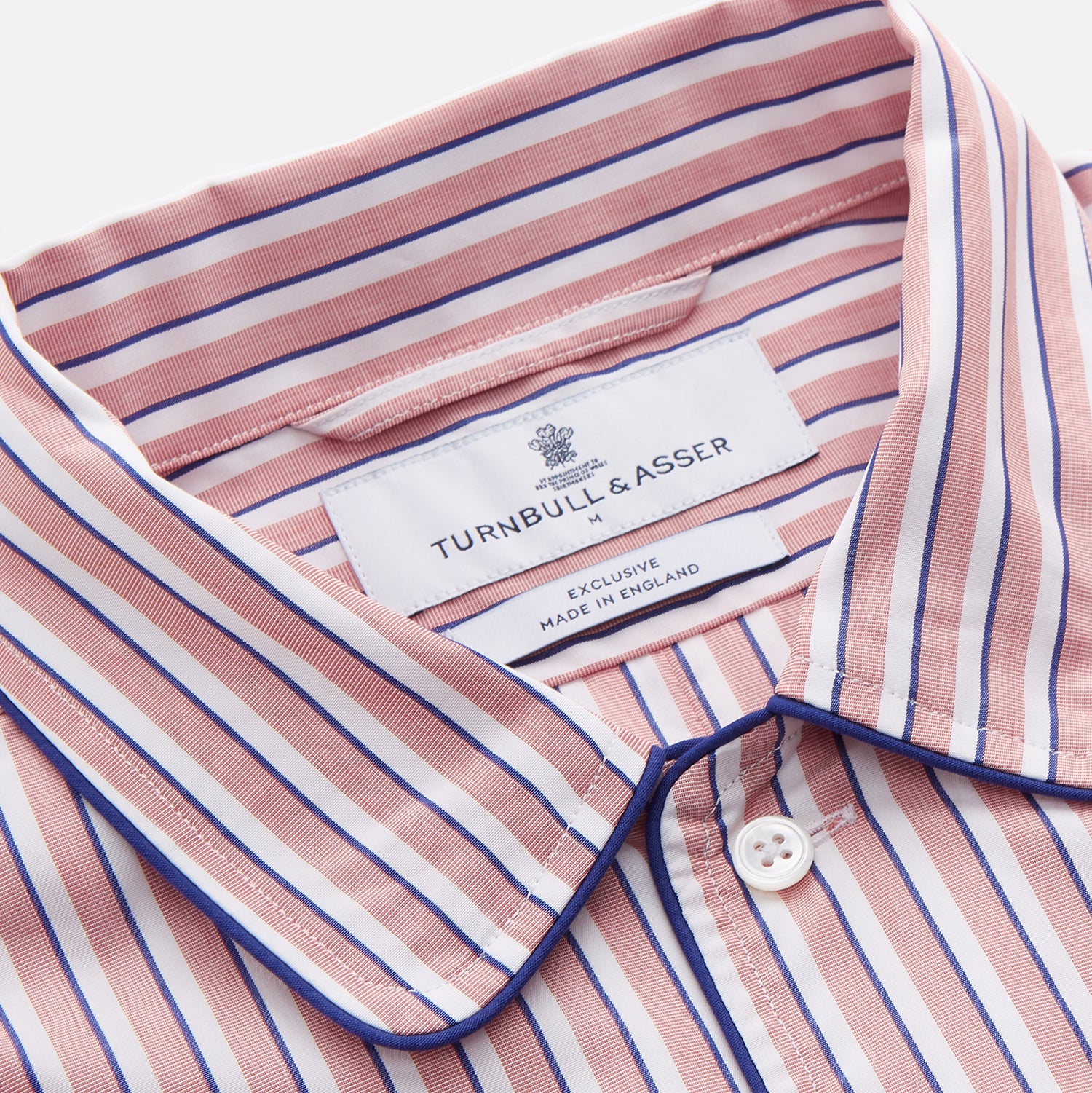 View 4 of product Orange Multi Stripe Cotton Sussex Nightshirt