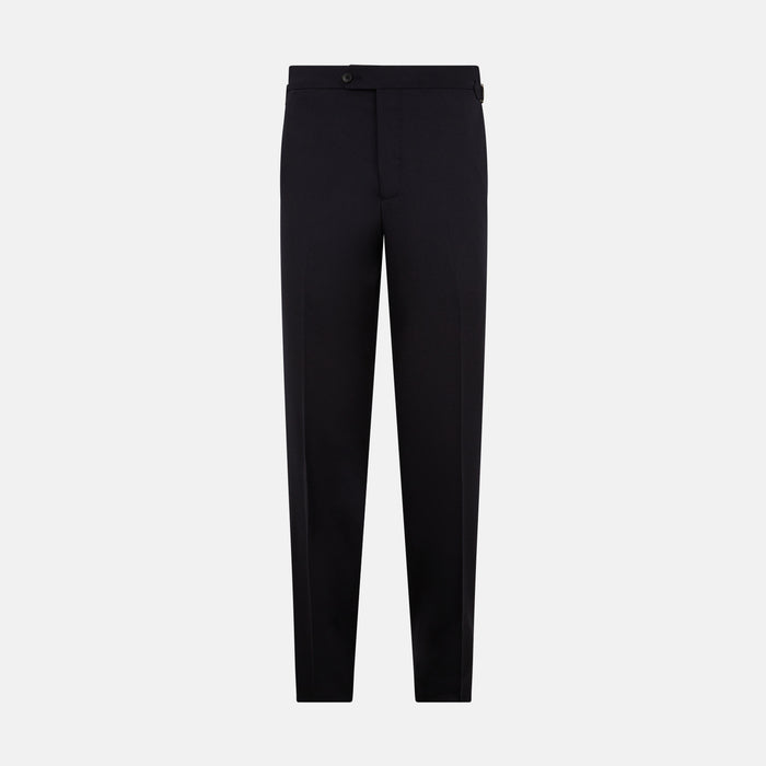 Short Navy Single Breasted Suit Image 3