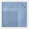 View 3 of product Pale Blue Dot Silk Pocket Square