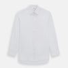 View 1 of product White Herringbone Mayfair Shirt
