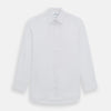 White Herringbone Mayfair Shirt