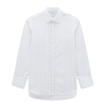 Navy Blue  Hairline Multi Stripe Mayfair Shirt Image 6