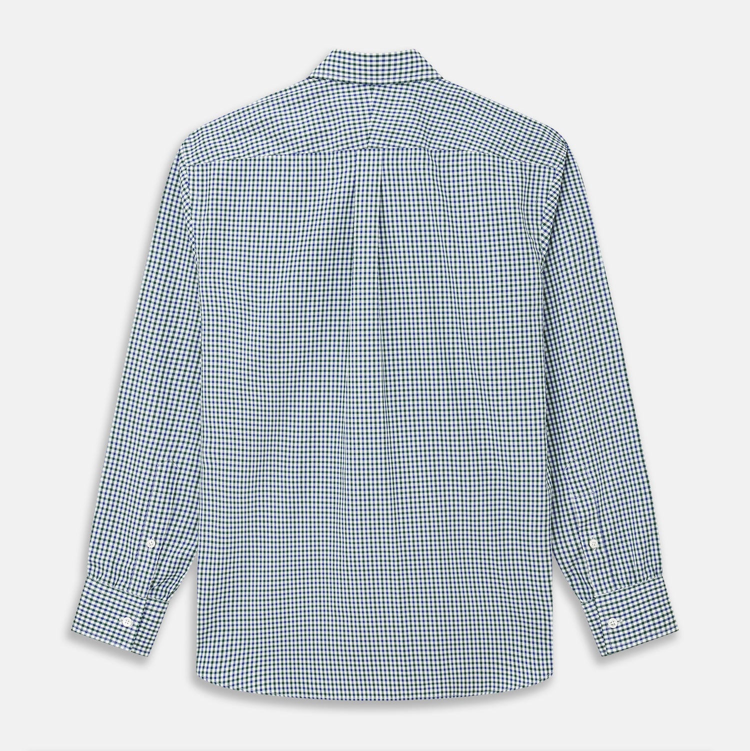 View 5 of product Green and Blue Cotton Multi Check Weekend Fit Finch Shirt