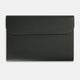 Forest Green Leather Snap-Fasten Pouch
