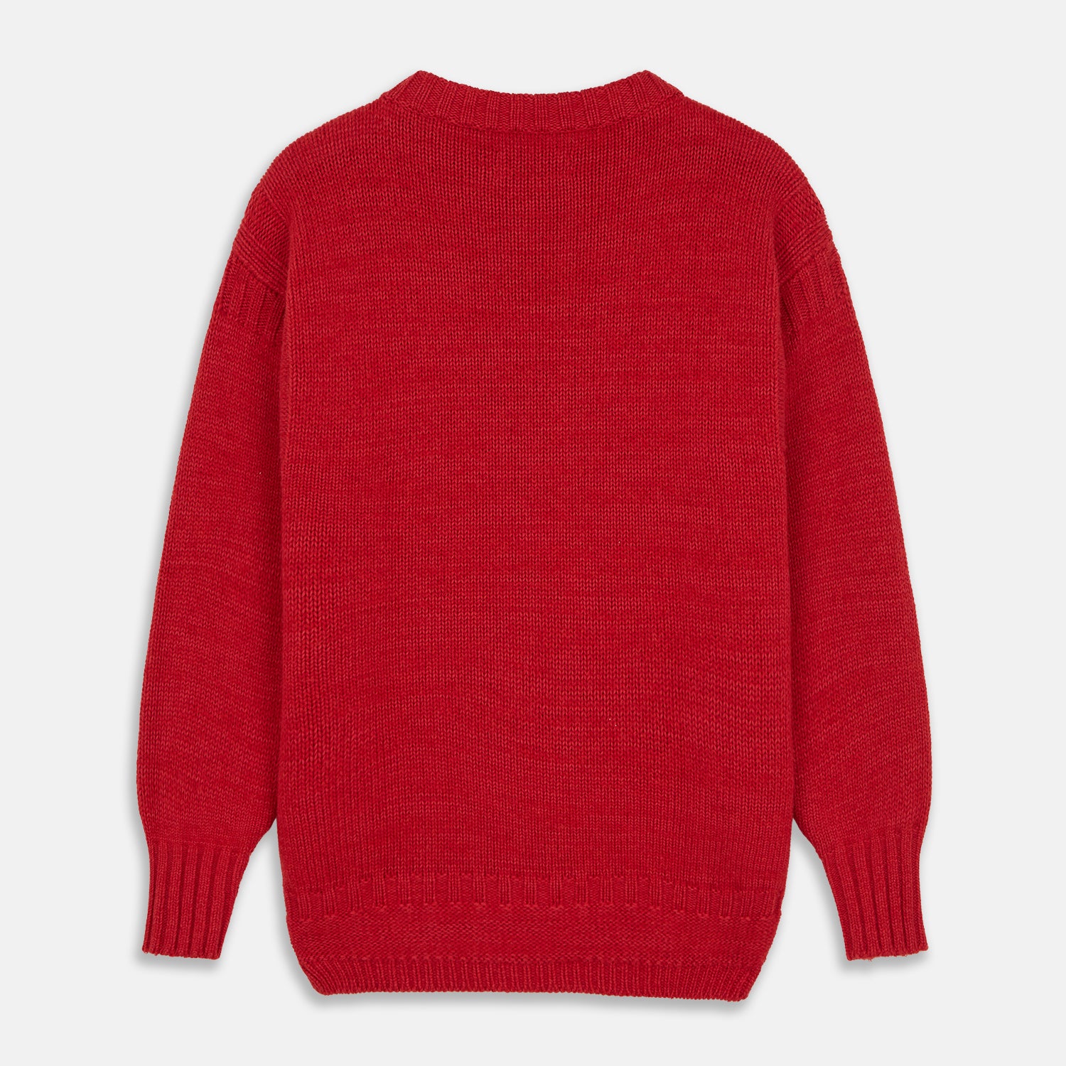 View 6 of product Red Lewis Guernsey Knitted Jumper