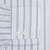 View 3 of product Blue Fine Multi Pinstripe Mayfair Shirt