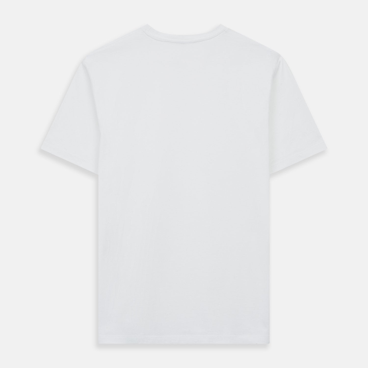 View 3 of product White Davey Cotton T-Shirt