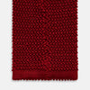 View 4 of product KNITTED RED SILK PLAIN TIE