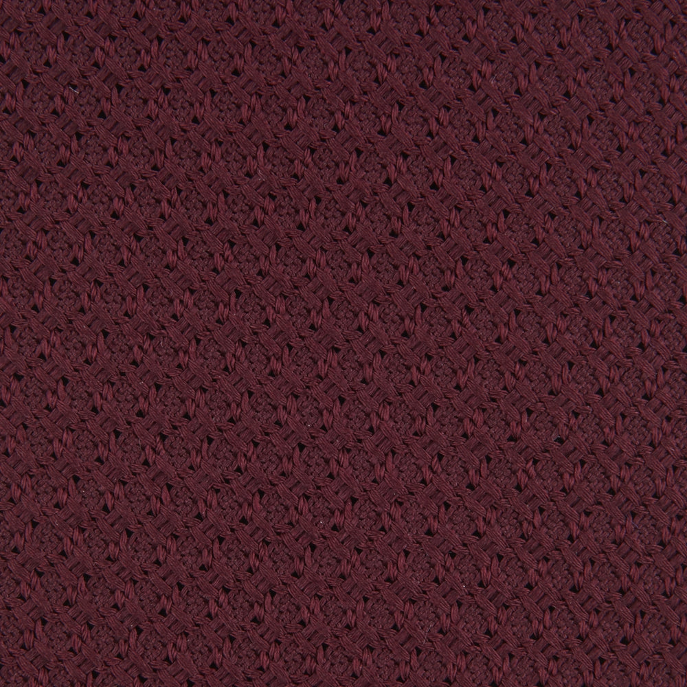 7 fold Grenadine Silk Plain Tie