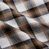 View 4 of product Brown Multi Check Linen Weekend Fit Hayne Shirt