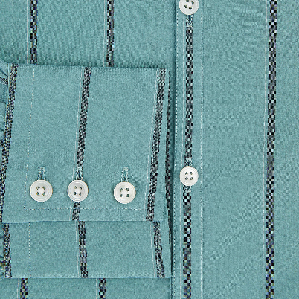 Sage Track Stripe Westminster Shirt